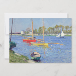 Gustave Caillebotte - De Seine in Argenteuil Kaart