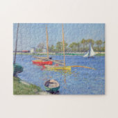 Gustave Caillebotte - De Seine in Argenteuil Legpuzzel (Horizontaal)