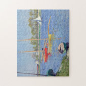 Gustave Caillebotte - De Seine in Argenteuil Legpuzzel (Verticaal)