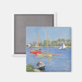 Gustave Caillebotte - De Seine in Argenteuil Magneet (Voorkant / Achterkant)