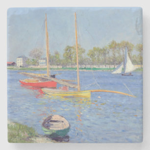 Gustave Caillebotte - De Seine in Argenteuil Stenen Onderzetter