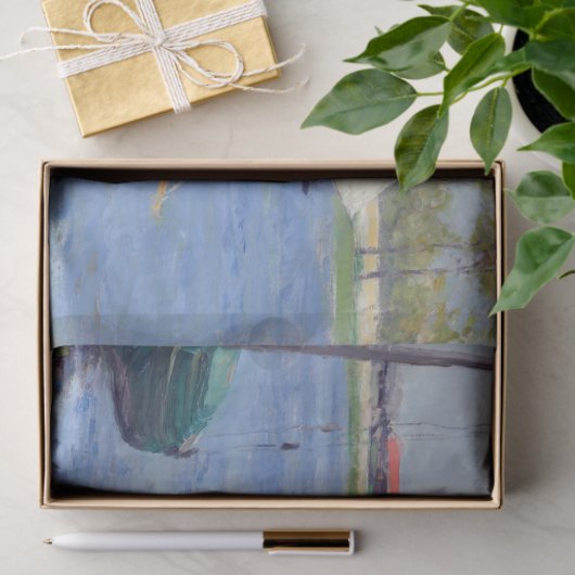 Gustave Caillebotte - De Seine in Argenteuil Tissuepapier (Geschenk)