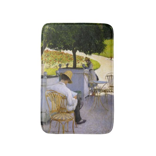 Gustave Caillebotte - De Sinaasappelbomen Badmat (Voorkant Verticaal)