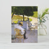 Gustave Caillebotte - De Sinaasappelbomen Bedankkaart (Staand voorkant)