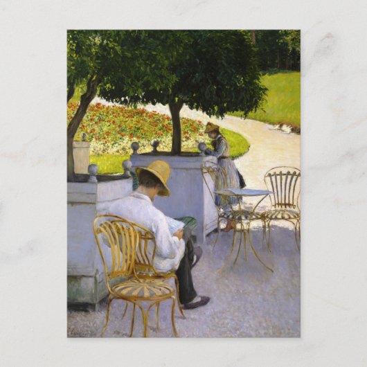 Gustave Caillebotte - De Sinaasappelbomen Briefkaart (Voorkant)