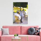 Gustave Caillebotte - De Sinaasappelbomen Canvas Afdruk (Insitu (Woonkamer))