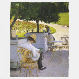 Gustave Caillebotte - De Sinaasappelbomen Fleece Deken