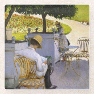 Gustave Caillebotte - De Sinaasappelbomen Glazen Onderzetter