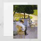 Gustave Caillebotte - De Sinaasappelbomen Kaart (Voorkant / Achterkant)
