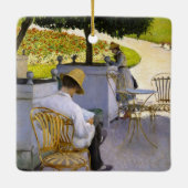 Gustave Caillebotte - De Sinaasappelbomen Keramisch Ornament (Achterkant)