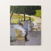 Gustave Caillebotte - De Sinaasappelbomen Legpuzzel (Verticaal)