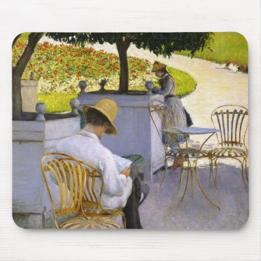 Gustave Caillebotte - De Sinaasappelbomen Muismat (Voorkant)