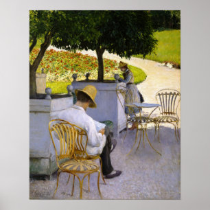 Gustave Caillebotte - De Sinaasappelbomen Poster