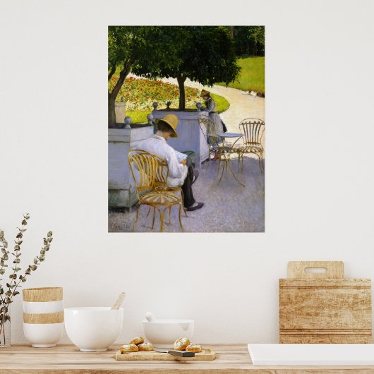 Gustave Caillebotte - De Sinaasappelbomen Poster (Keuken)