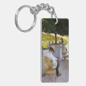 Gustave Caillebotte - De Sinaasappelbomen Sleutelhanger (Voorkant Links)