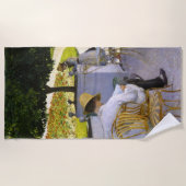 Gustave Caillebotte - De Sinaasappelbomen Strandlaken (Voorkant)