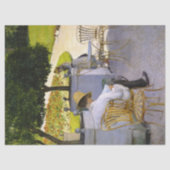 Gustave Caillebotte - De Sinaasappelbomen Tissuepapier (Voorkant)
