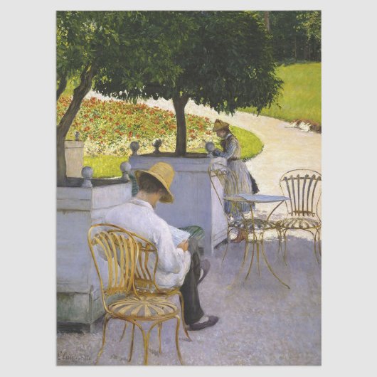 Gustave Caillebotte - De Sinaasappelbomen Tissuepapier