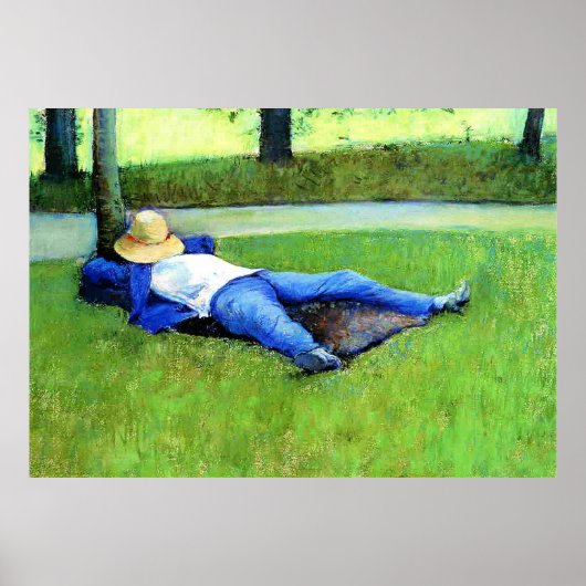 Gustave Caillebotte - De Slaap, Poster (Voorkant)