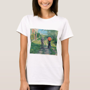 Gustave Caillebotte - De stijgende weg T-shirt