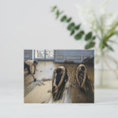 Gustave Caillebotte - De vloerschrapers Briefkaart (Staand voorkant)