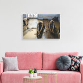Gustave Caillebotte - De vloerschrapers Canvas Afdruk (Insitu (Woonkamer))