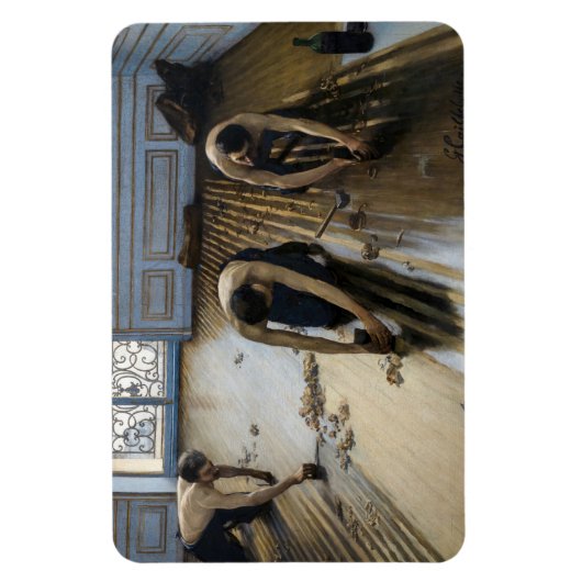 Gustave Caillebotte - De vloerschrapers Magneet (Verticaal)