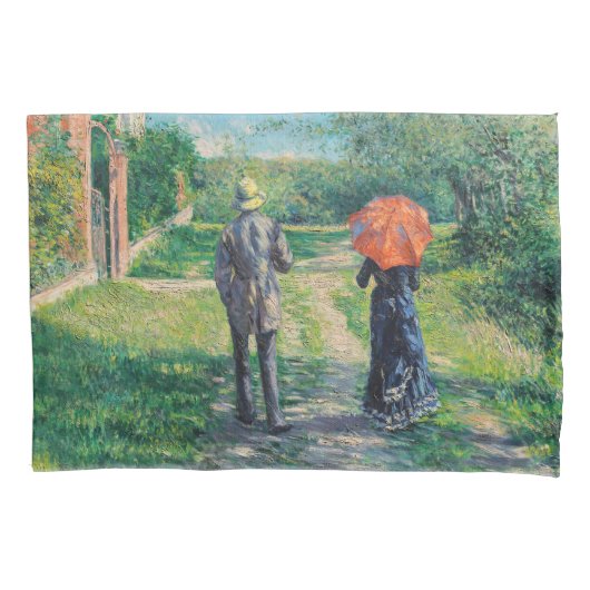 Gustave Caillebotte - De Weg Omhoog Kussensloop (Voorkant)
