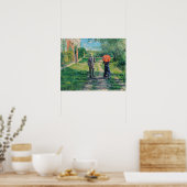 Gustave Caillebotte - De Weg Omhoog Poster (Keuken)