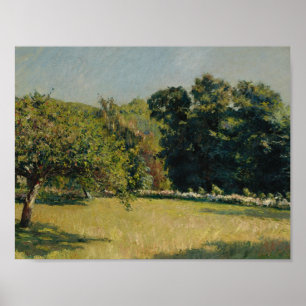 Gustave Caillebotte - Een tuin in Trouville Poster