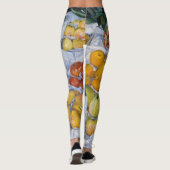Gustave Caillebotte - Fruit getoond op een standaa Leggings (Achterkant)