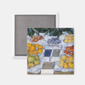 Gustave Caillebotte - Fruit getoond op een standaa Magneet (Voorkant / Achterkant)