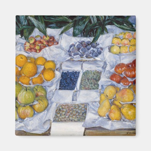 Gustave Caillebotte - Fruit getoond op een standaa Magneet (Voorkant)