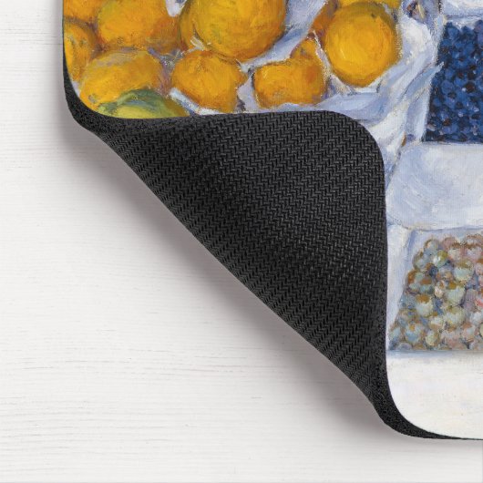 Gustave Caillebotte - Fruit getoond op een standaa Muismat (Hoek)