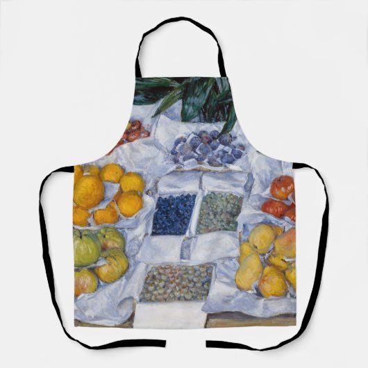 Gustave Caillebotte - Fruit getoond op een standaa Schort (Voorkant)