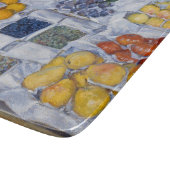 Gustave Caillebotte - Fruit getoond op een standaa Snijplank (Hoek)