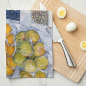 Gustave Caillebotte - Fruit getoond op een standaa Theedoek (Quarter Fold)