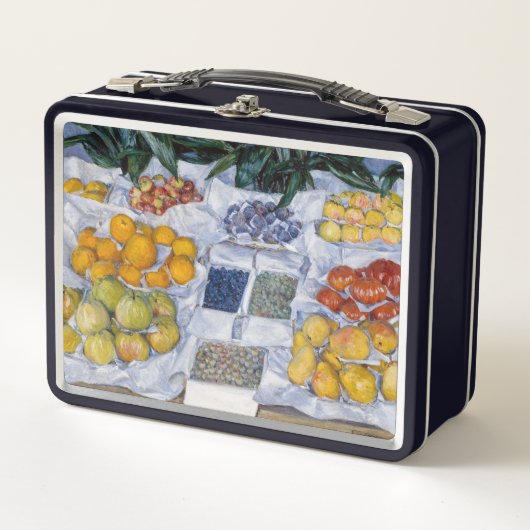 Gustave Caillebotte - Fruit tentoongesteld op een  (Voorkant)