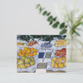 Gustave Caillebotte - Fruit tentoongesteld op een  Briefkaart (Staand voorkant)