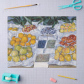 Gustave Caillebotte - Fruit tentoongesteld op een Tissuepapier (Craft)