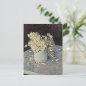 Gustave Caillebotte - Gele Rozen in een Vase Briefkaart (Staand voorkant)