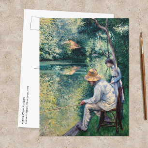 Gustave Caillebotte - Hengelen Briefkaart
