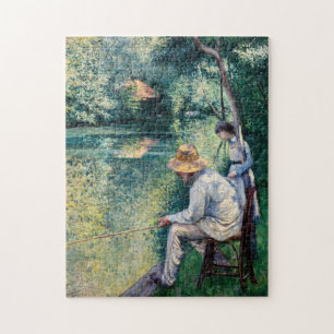 Gustave Caillebotte - Hengelen Legpuzzel