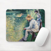Gustave Caillebotte - Hengelen Muismat (Met muis)