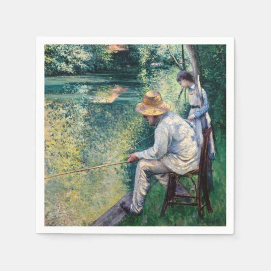 Gustave Caillebotte - Hengelen Servet (Voorkant)