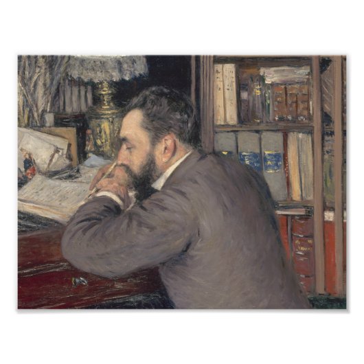 Gustave Caillebotte - Henri Cordier Foto Afdruk (Voorkant)