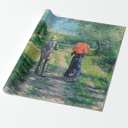 Gustave Caillebotte - Het bergpad Cadeaupapier (Uitgerold)