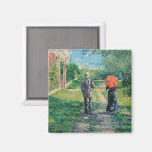 Gustave Caillebotte - Het bergpad Magneet (Voorkant / Achterkant)