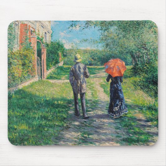 Gustave Caillebotte - Het bergpad Muismat (Voorkant)