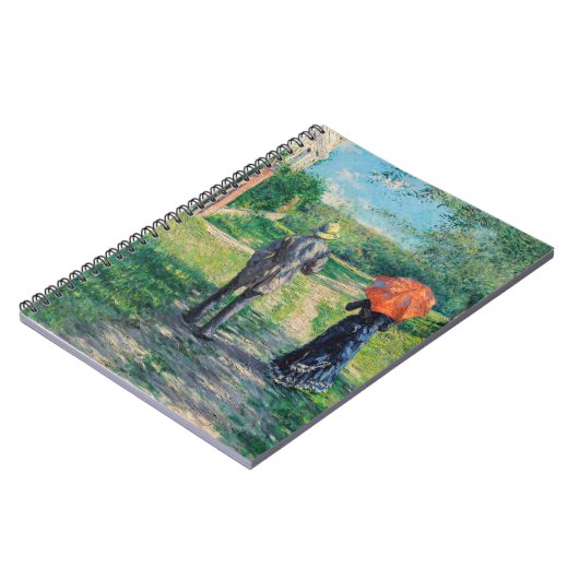 Gustave Caillebotte - Het bergpad Notitieboek (Linkerzijde)